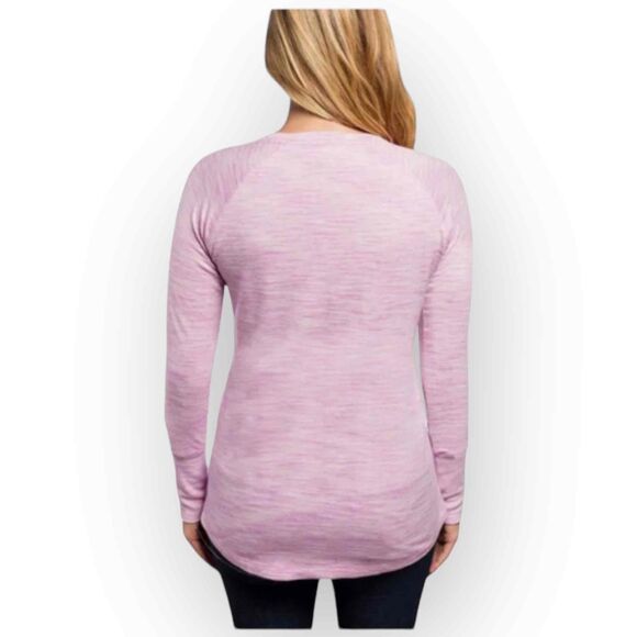 Champion Women’s Long Sleeve Tee - Purple Peacock, M, New with Tags - 113M - Picture 2 of 5